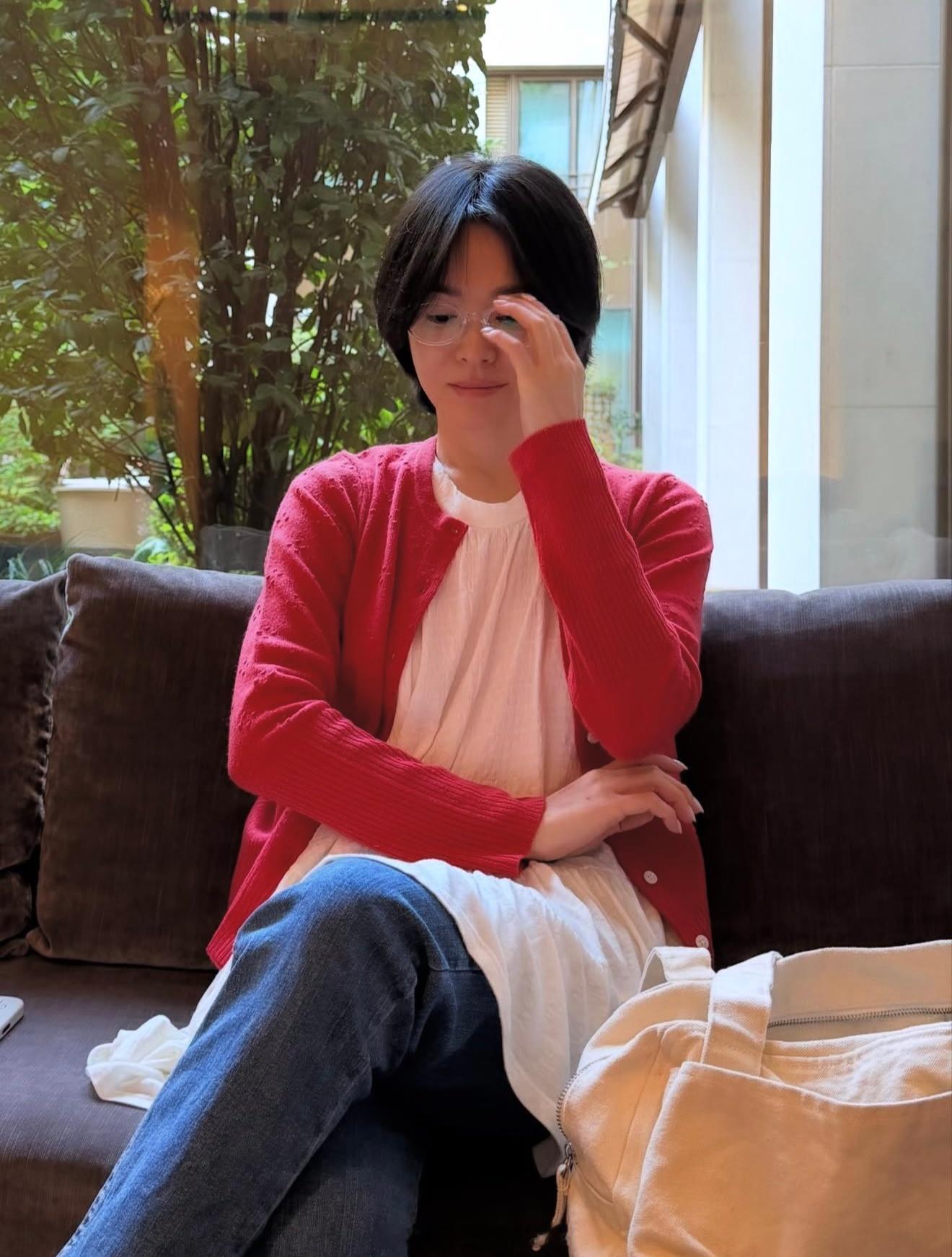 宋慧乔宋慧乔剪短发真的会上瘾就是造型起来比较费劲