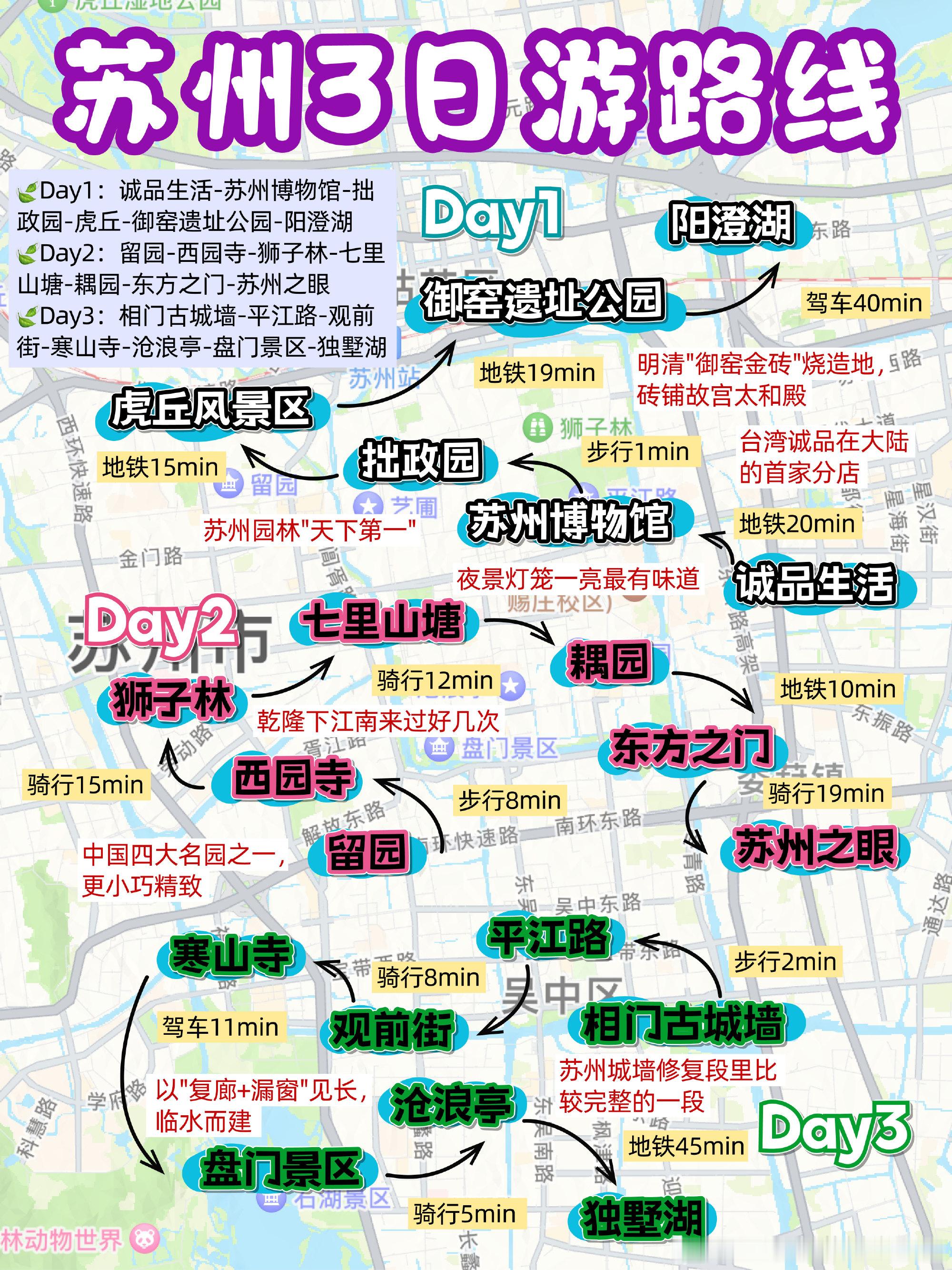 谁懂啊！！终于有人把苏州地铁说清楚了😭  谁懂啊，来苏州玩才发现，古...