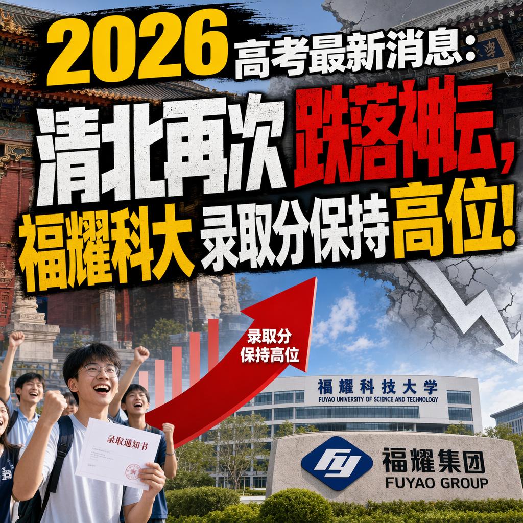 2026年高考录取有个反常识的现象：分数最高的考生，未必去清北了。先看几组扎眼