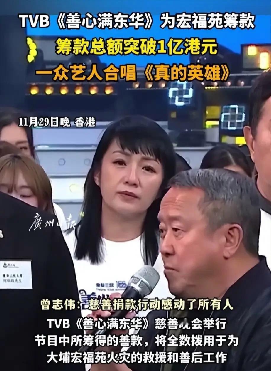 没想到‌曾志伟香港火灾干了三件大事，竟让人刮目相看东华三院原定155周年晚
