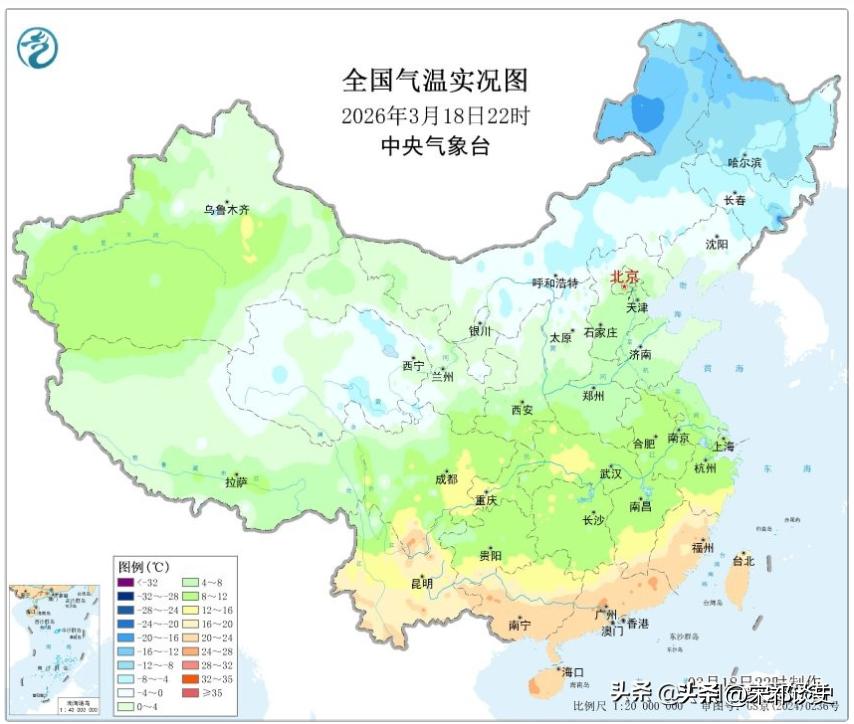 东北江南猛降温，倒春寒真的来了？大回暖已在路上。从中国气象爱好者的文章中了解到