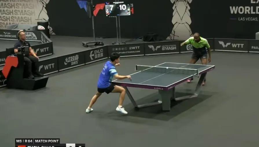 周启豪0：3不敌阿鲁纳，国乒再现一轮游。从实力来看，确实阿鲁纳要强一些，排
