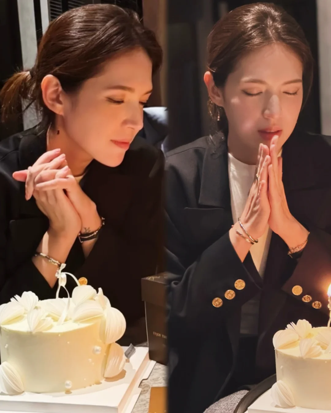 许玮甯晒42岁庆生照！姐这骨相是真顶啊👏🏻