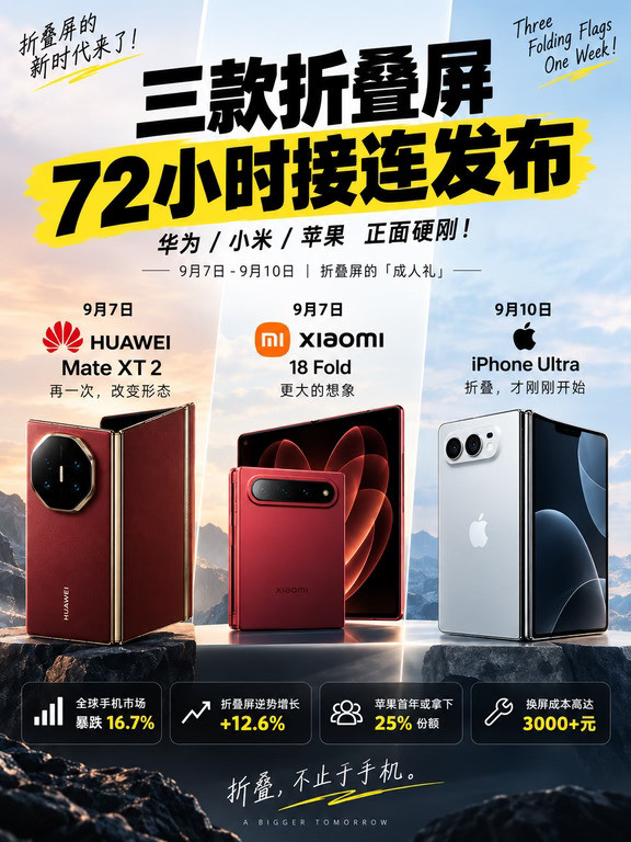 折叠屏的“成人礼”，就在这一周