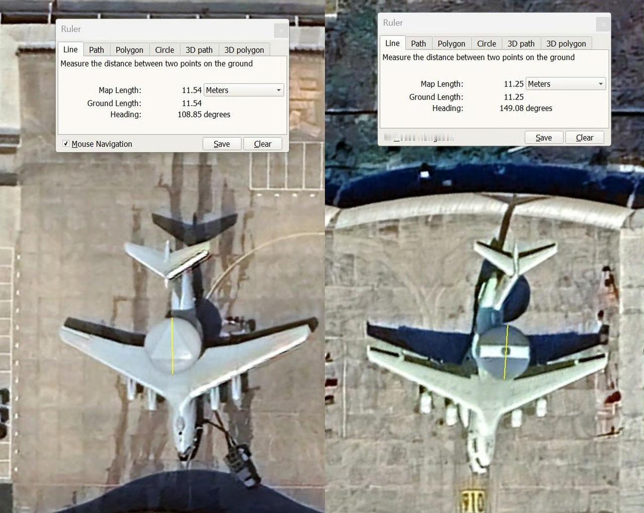 GoogleEarth更新了某地的卫星图，出现KJ-3000真身。可见KJ-3