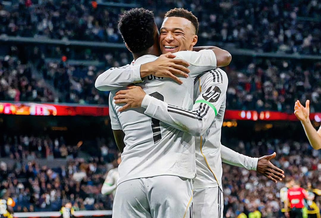 姆巴佩：小熊，这马德里德比也太疯了！十人皇马3-2逆转马竞，你直接梅开二度，我得