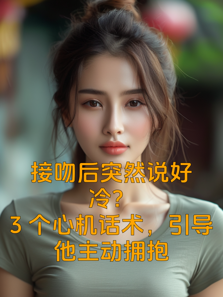 接吻后突然说'好冷'？3个心机话术，引导他主动拥抱