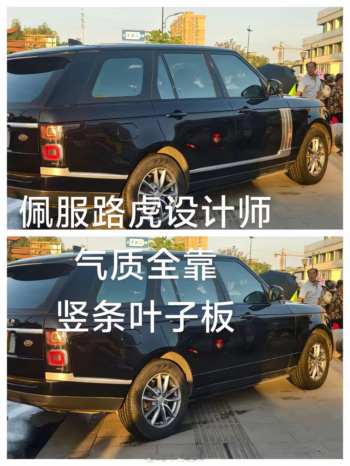 去了竖条很像保安，加了竖条像有了军衔，档次一下子就上来了。车的设计，真是一门学门