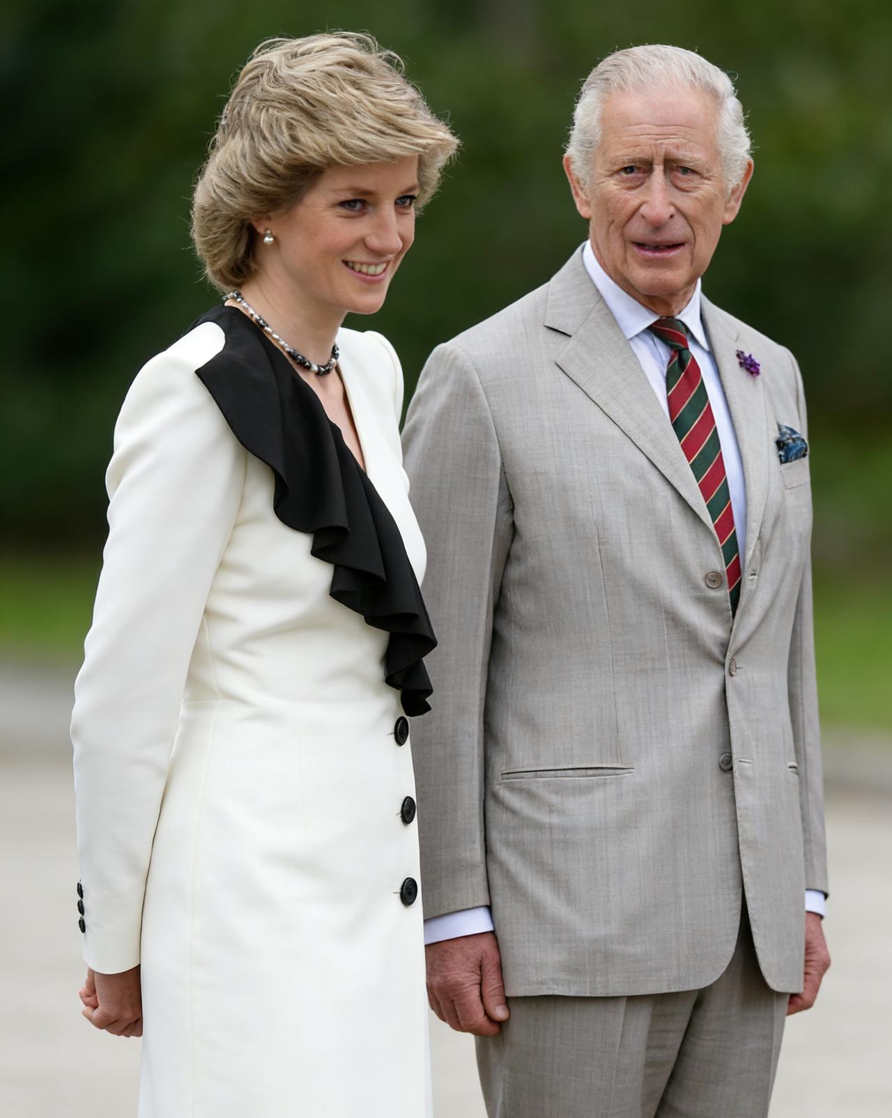 看看查尔斯和两位妻子的合照，哪一个更顺眼呢？查尔斯的第一任妻子黛安娜王妃，是威