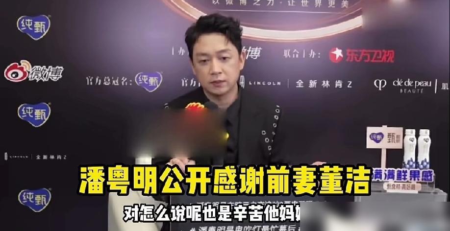 你敢信？董洁拍桌认错！当年卡死潘粤明探视权，如今拉微信群跟他搭伙养娃。20