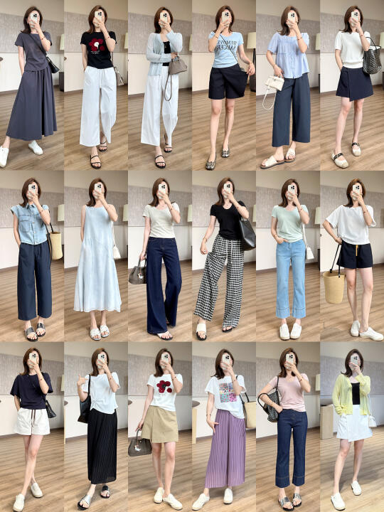 20多度穿搭look~🌸主打显瘦和气质✨