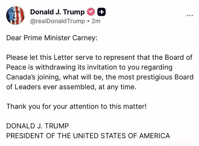 第一个被特朗普踢出群的国家出现！特朗普牵头搞的所谓“和平委员会”，刚传出邀请