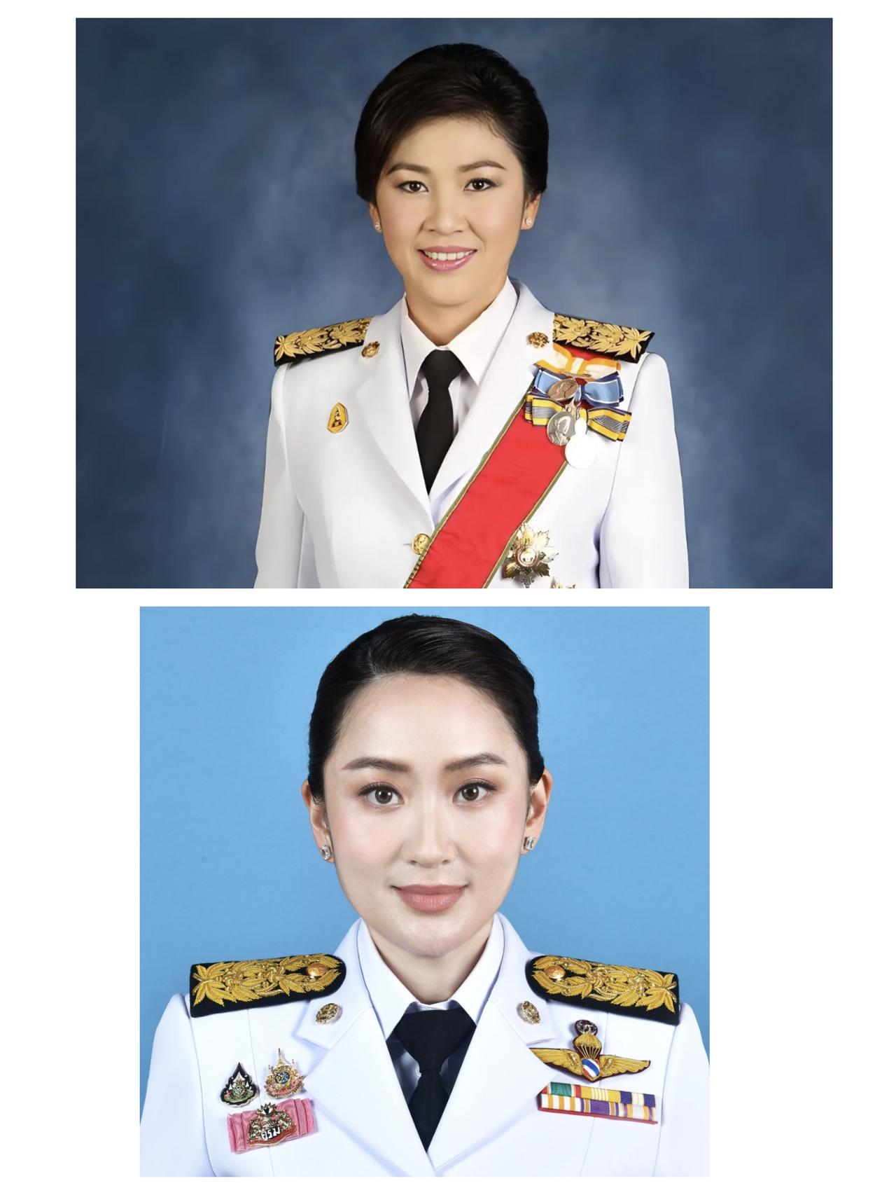泰国西那瓦（钦那瓦）家族的泰国两任女性总理，姑姑英拉和侄女佩通坦，虽然两人都是