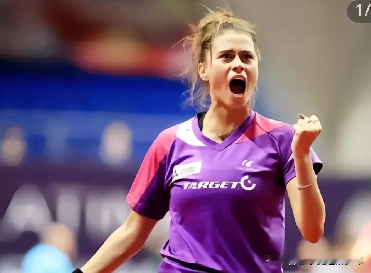 乒乓球WTT法兰克福冠军赛女单1/16决赛，高桥•布鲁娜VS杨晓馨。第一局