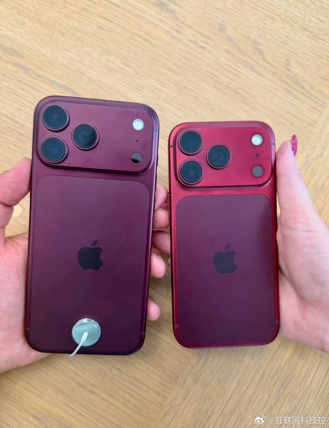 #曝iPhone18Pro褪色#主要集中在今年主打的勃艮第酒红色和黑色版本，银色与冰川蓝暂未收到相关