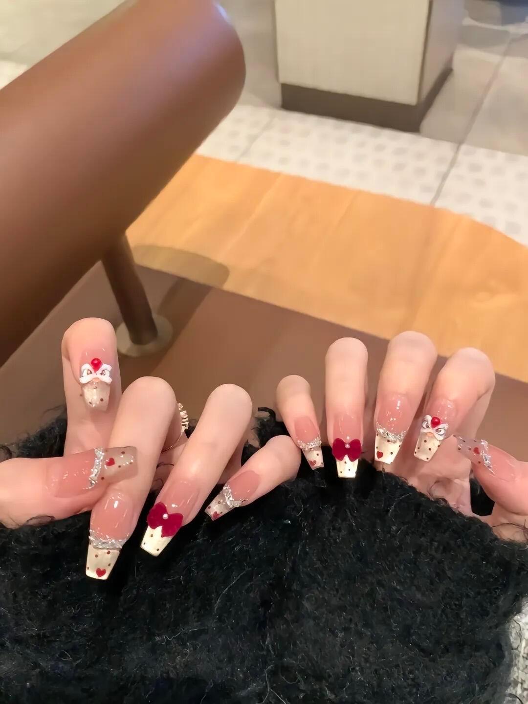 吸金美甲💅｜过年美甲｜新年美甲