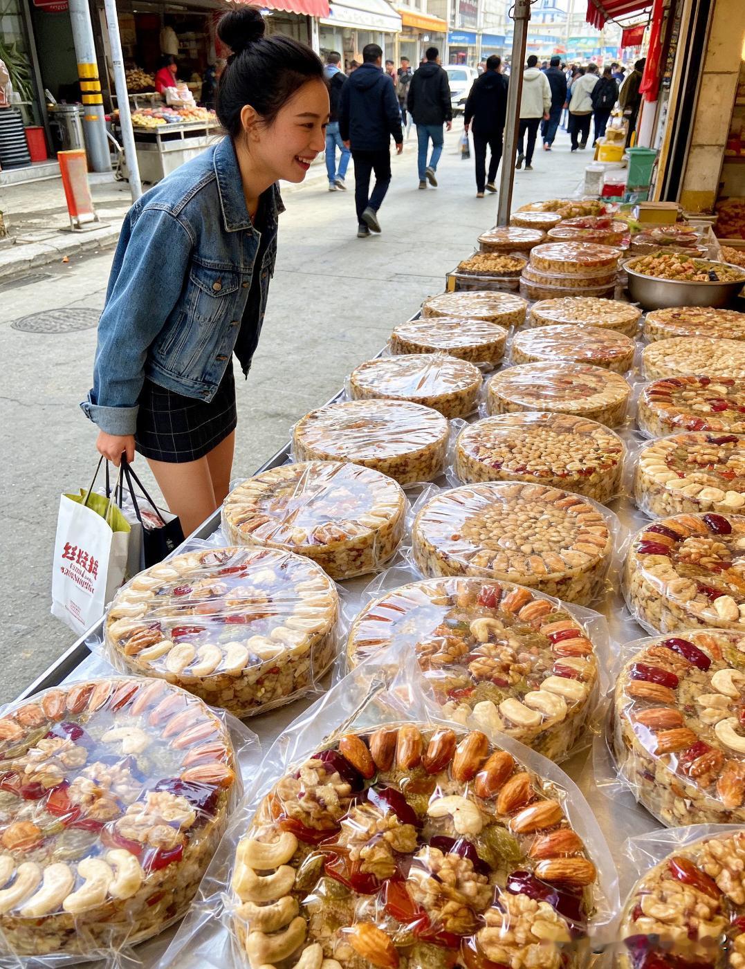 这硕大的切糕真不贵，别怕！很好吃，甜甜香香的，料也很足。适合放在公司吃