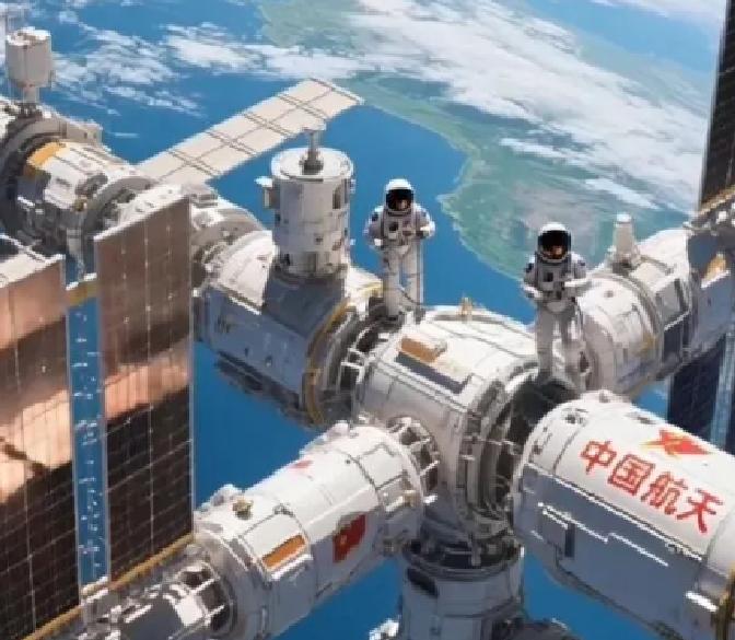 果不其然。美国一些媒体突然宣布了一个口径：称中国空间站“全中文”不利于合作