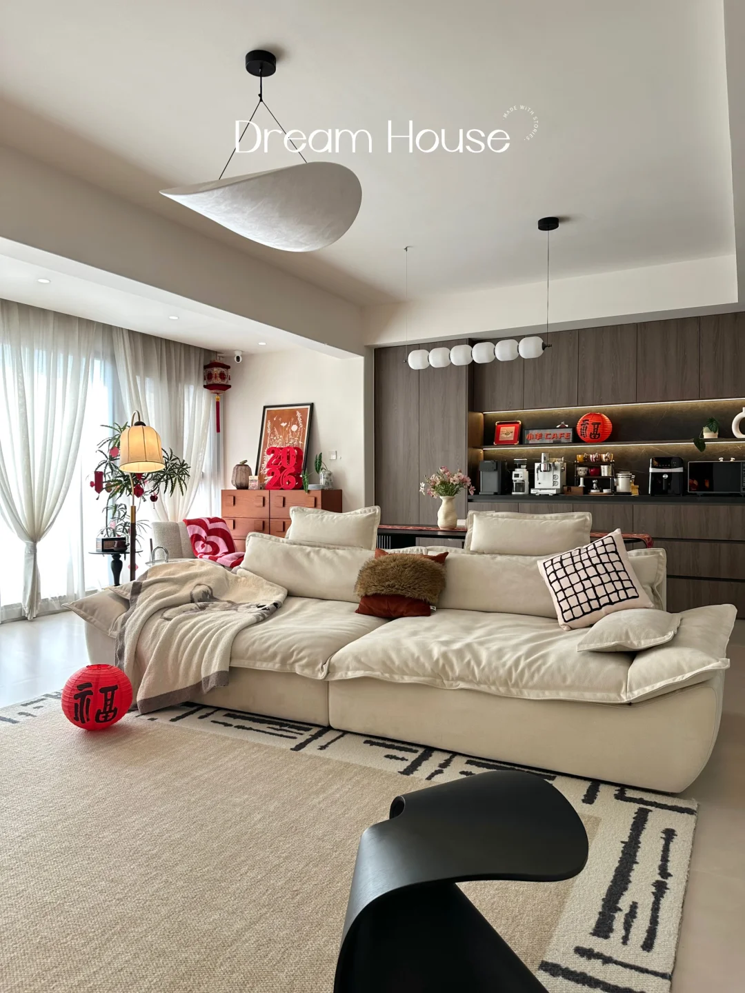 感谢这个140 ㎡混搭小家，给足了我安全感～