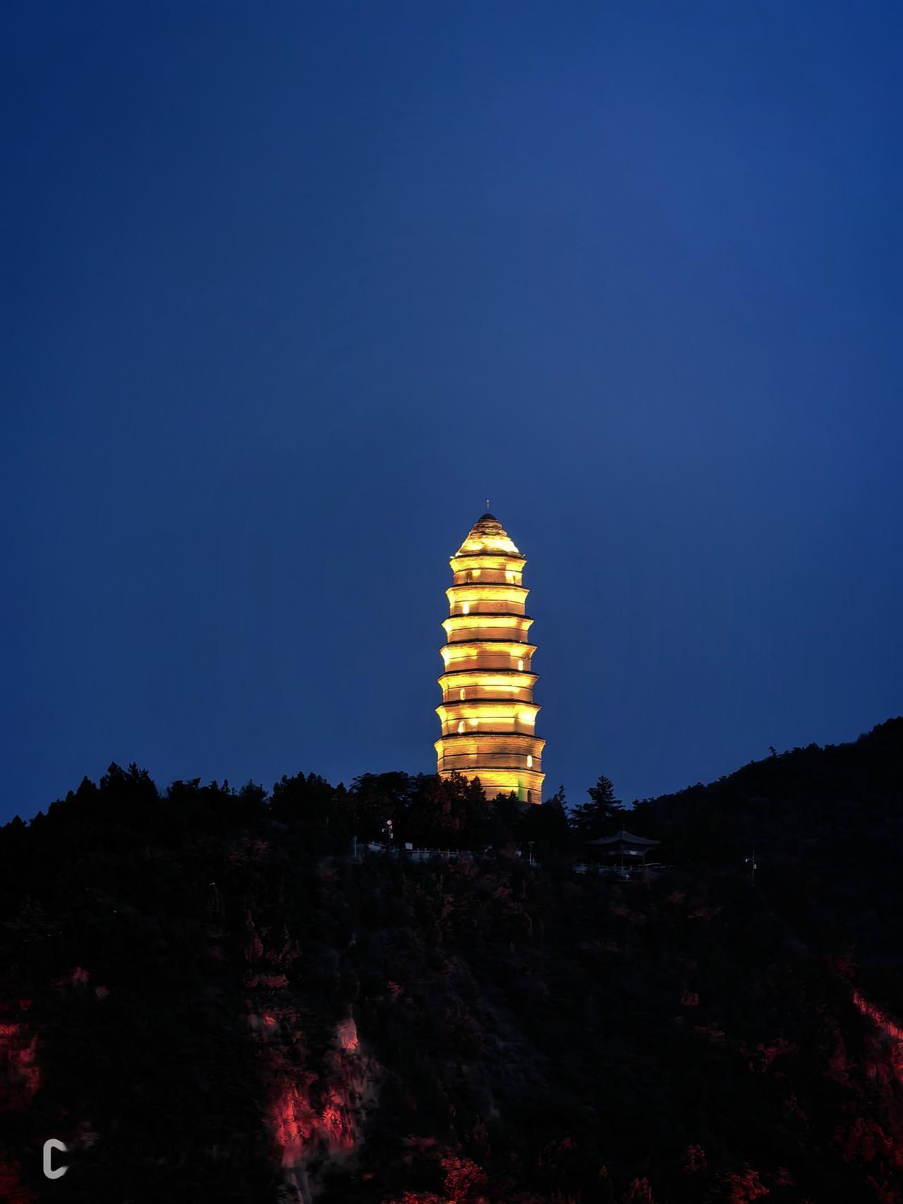 延安夜景