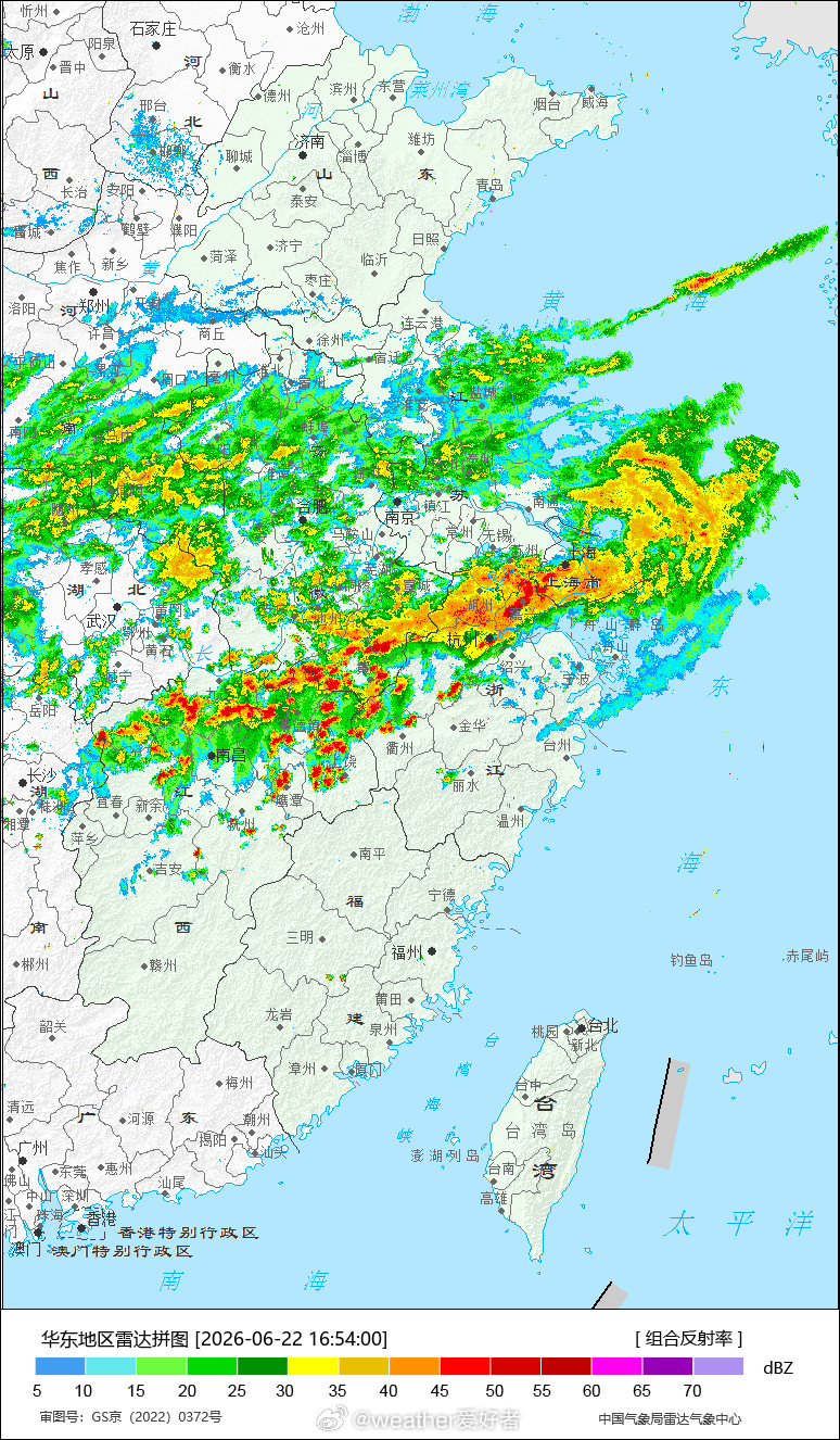 梅雨预计晚高峰内，上海附近将遭遇橙红波袭击，将出现短时强降雨（短时暴雨）和雷暴