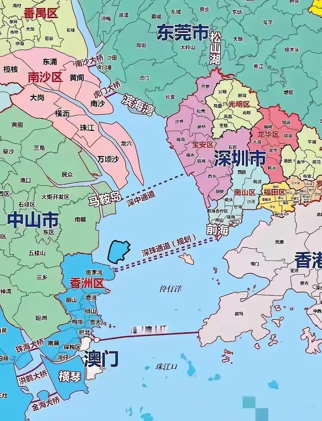深圳发展的困境就是范围太小，只有向东向西合作发展，向西惠州又不划分出来，搞了个深