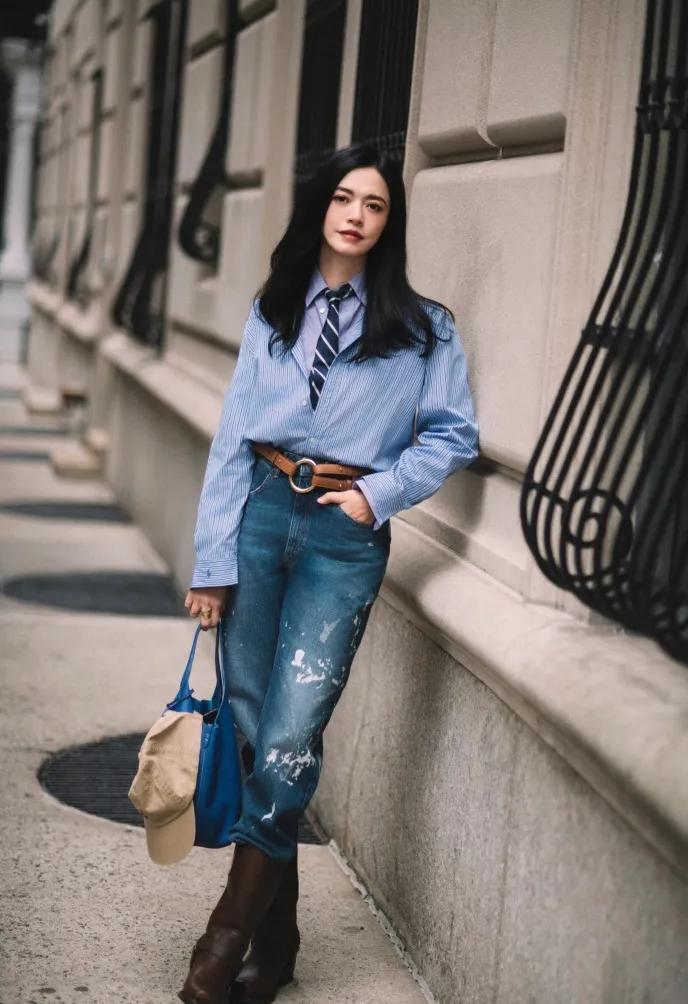 姚晨恢复单身状态大回春！姚晨这组街拍太绝了！恢复单身后，状态直接回春💖