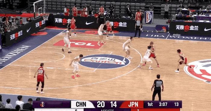 日本女篮这个19岁的小个子后卫什么来头？第一节日本女篮得了27分，她一个人独得2
