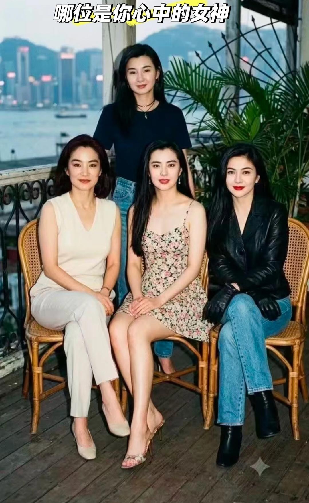 港风四美！！哪位女士是你们心目中的女神！我最喜欢中间的这位！我感觉无论是身