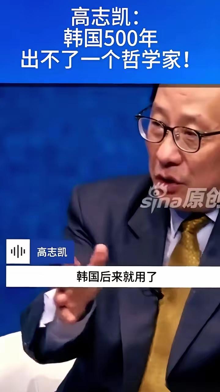 高志凯当着几个韩国朋友的面，扔下了一句话。他说，就你们这种语言，500年，别想
