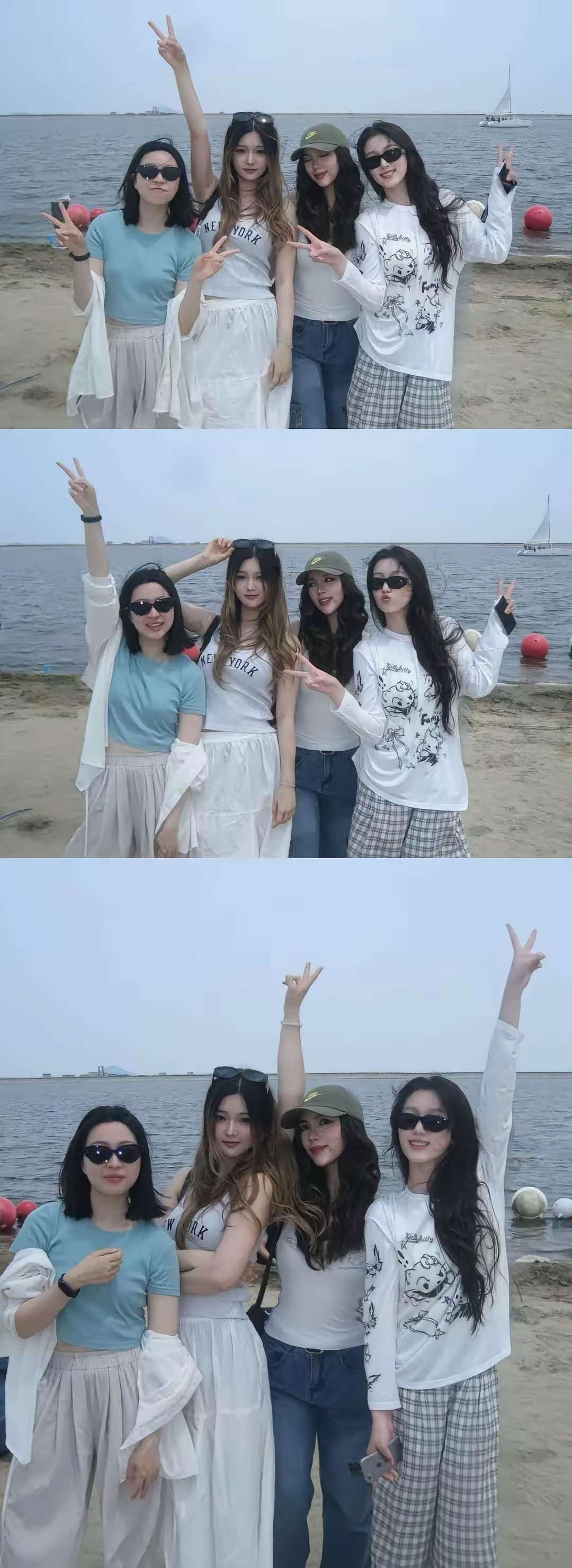 看穿搭，我们四个你选谁