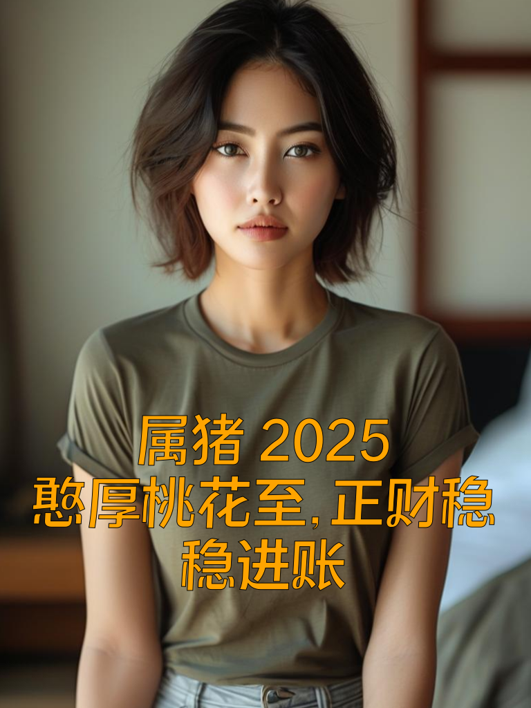属猪2025：憨厚桃花至，正财稳稳进账