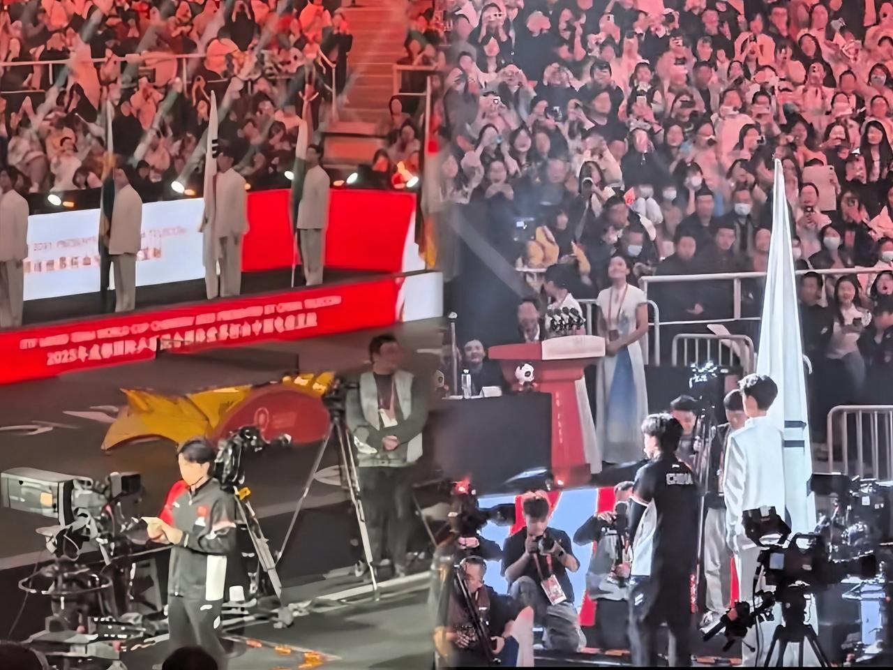 成都混团赛第一天刚开场，看台上坐得满满当当，这人气也太旺了吧！今年是王楚