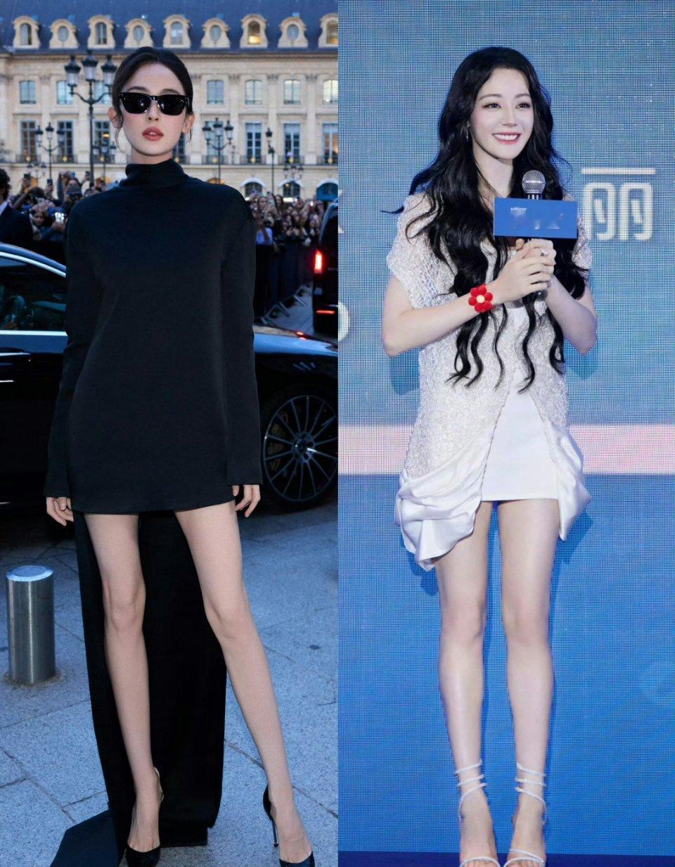 娜扎和热巴的腿都好美啊，谁是你心中的美腿？​​​