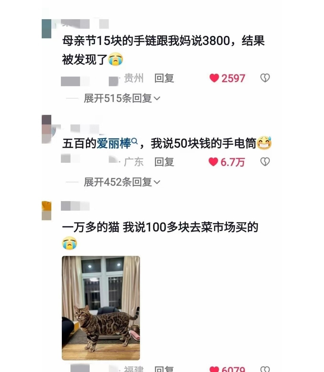跟父母谎报价格最狠的一次！！！
