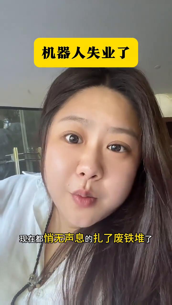机器人失业了。万万没想到机器人居然失业了。当初可是浩浩荡荡的取代人工，现在都悄