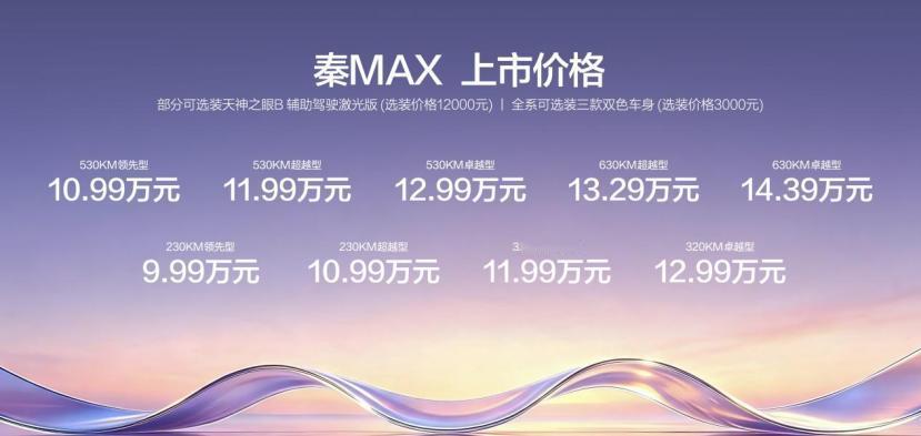 果然能打败比亚迪秦的只有自己！8月13日，比亚迪秦MAX正式上市，加量不加价，硬