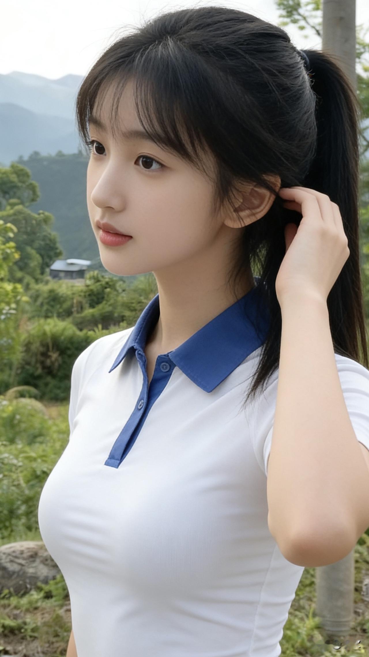 美女和甜妹总能让人眼前一亮，带来初恋般的心动。就像吴宣仪，把学院风穿成了初恋感。