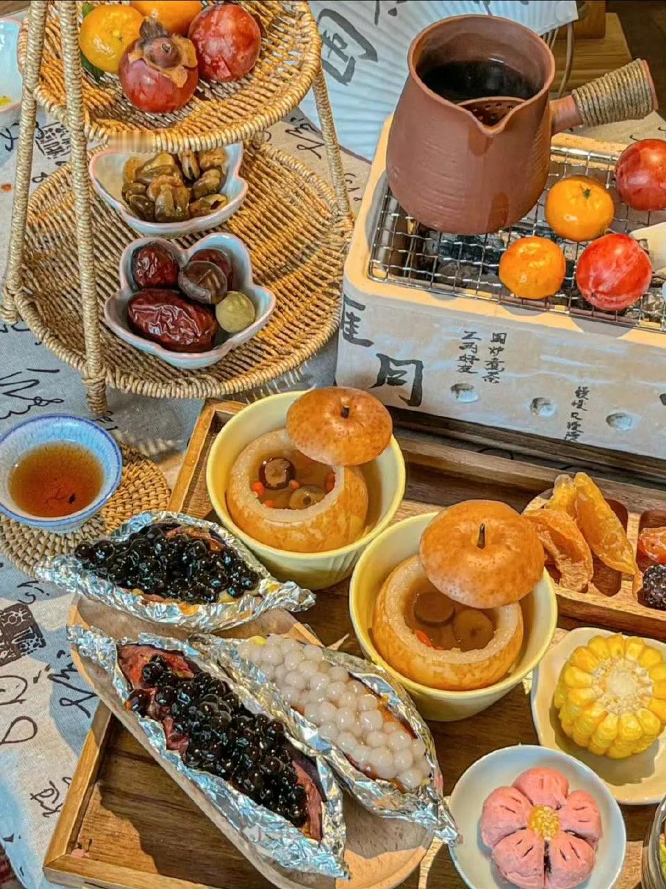 冬季，太适合围炉煮茶喝了吧！！安逸得很，煮，都去煮起来！！！！