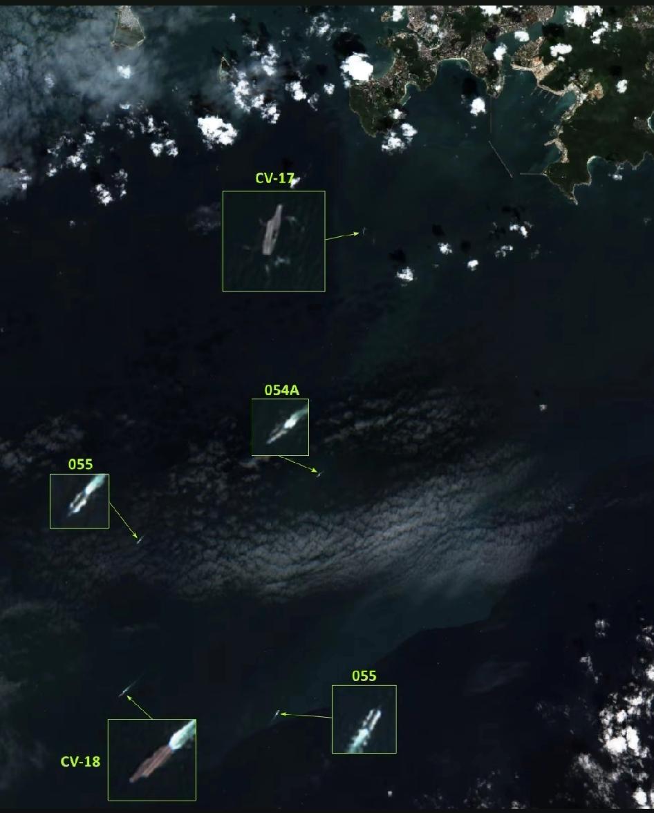 福建舰和山东舰组成双航母编队，离开母港，目的地未知！每当中日韩自贸区有点进展就