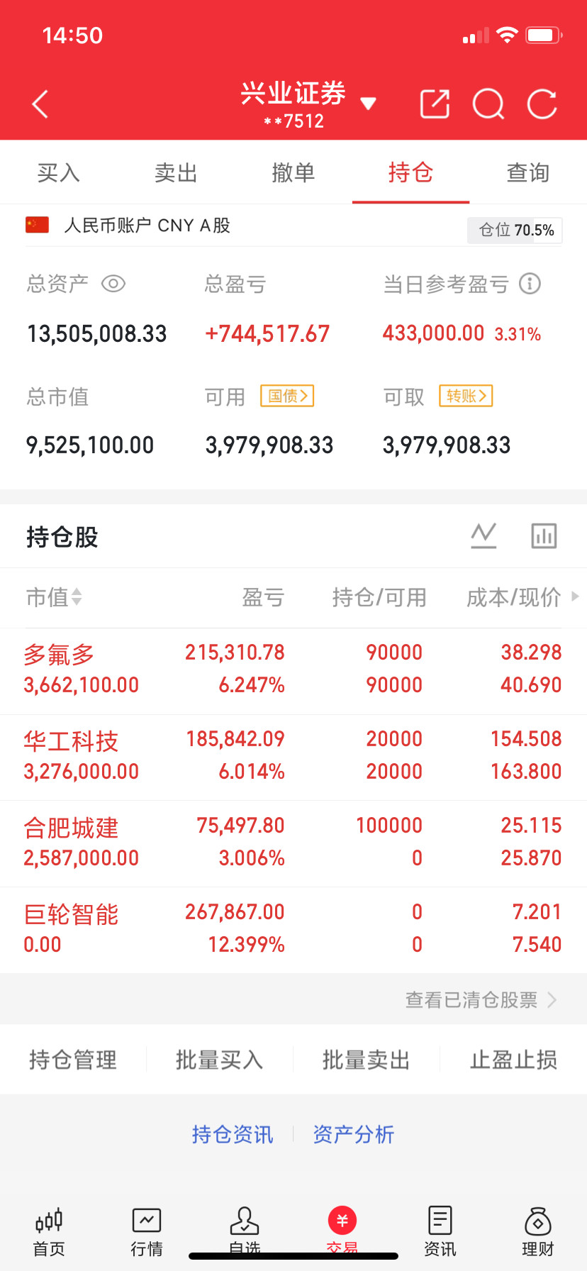 一、主力抱团增强前10名1、寒武纪：国产算力芯片2、利欧股份：物理AI+