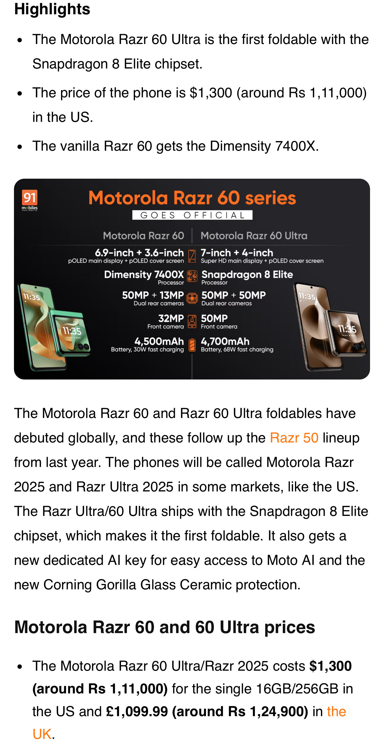 联想moto新手机国内售价仅海外一半查了一下motorazr60Ultr