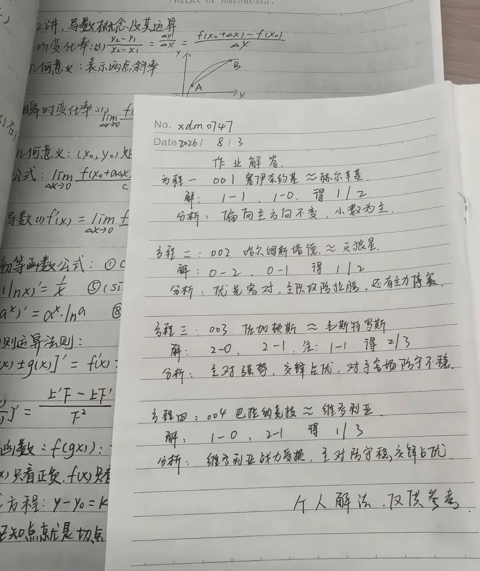 关于今天足彩的四场比赛，网友晒出下面这么一张图片。我好奇的点是:他边上这些函数