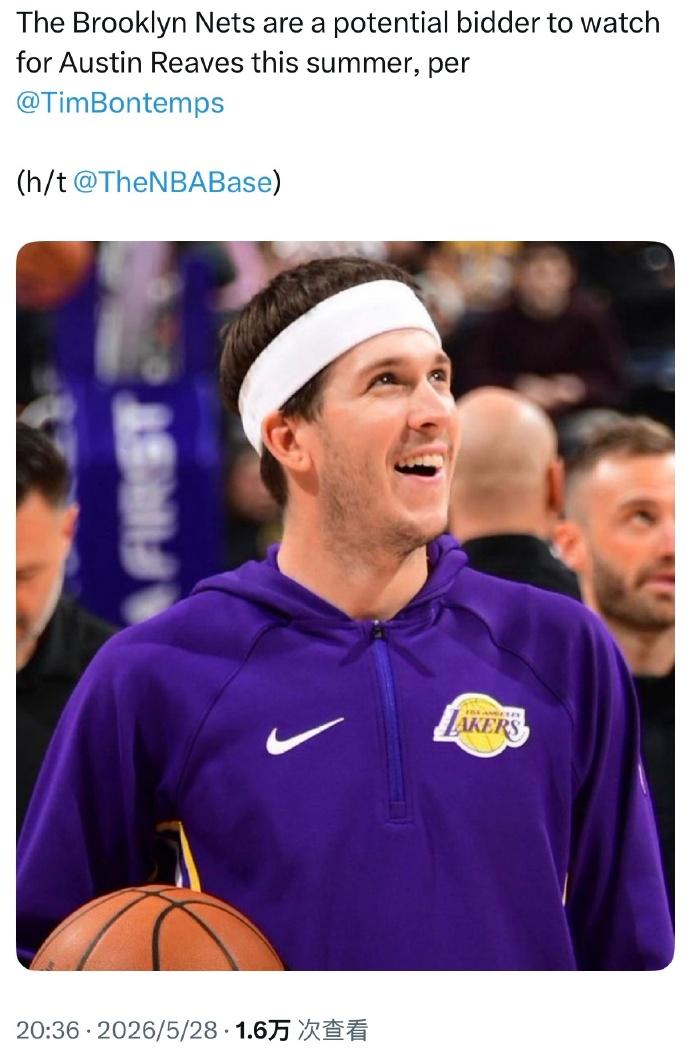 ESPN：篮网将报价里夫斯！从目前篮网的状况来看，拥有里夫斯也的确能发挥他的