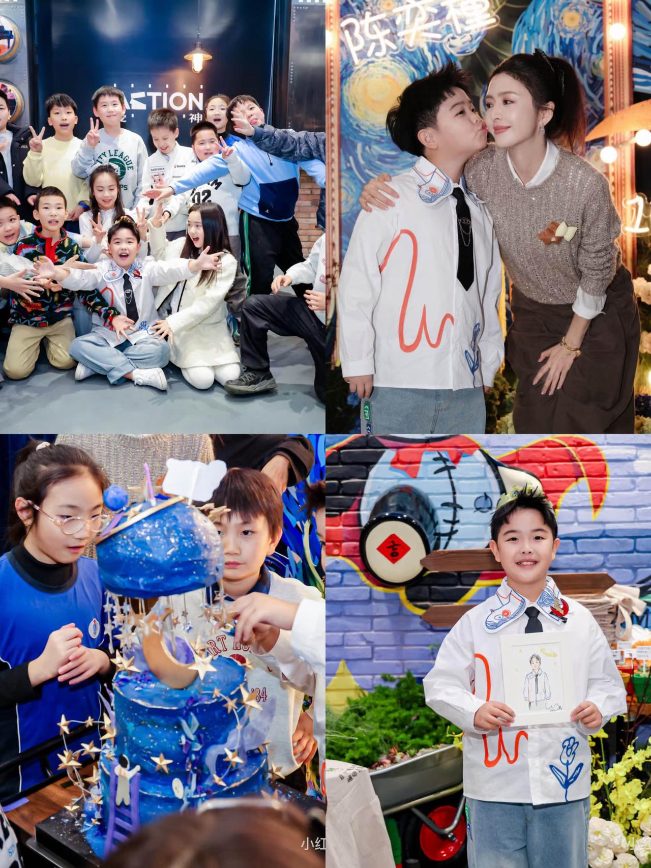 果然贫穷限制了我的想象不信你看佟丽娅儿子10岁生日会，佟丽娅竟然专门请了