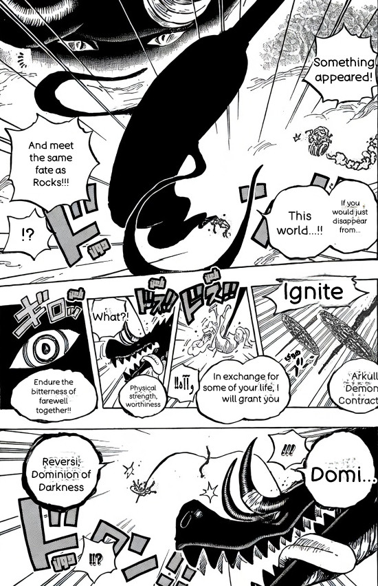 海贼王海贼王海贼王1178话伊姆两次的黑转支配洛克斯这边成功支配，路飞与洛基则