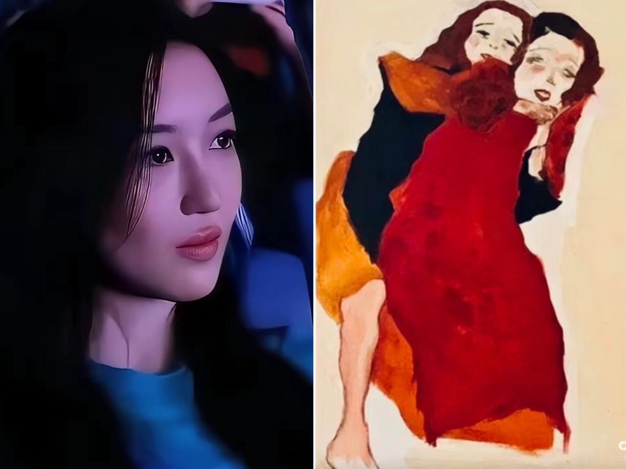 19岁的李嫣把画挂上网拍卖时比谁都清楚——那不是星二代的玩票，是自己挣学费的