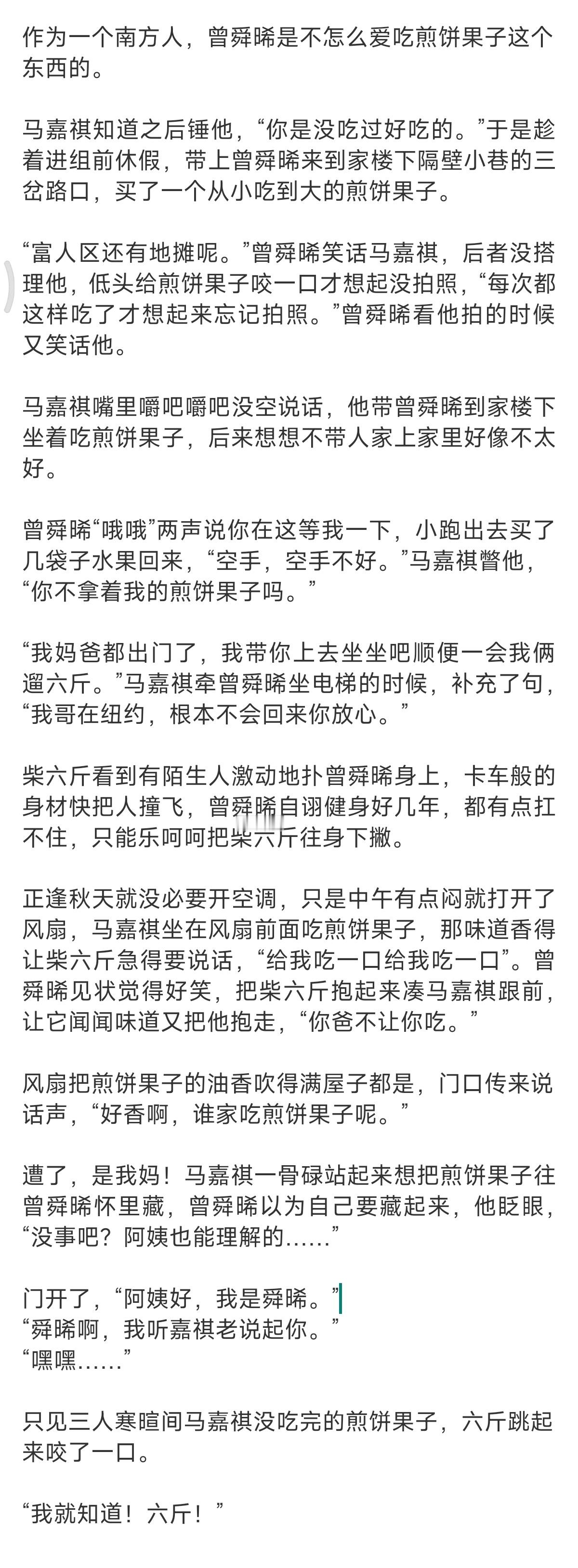 风扇煎饼果子舜祺​​​