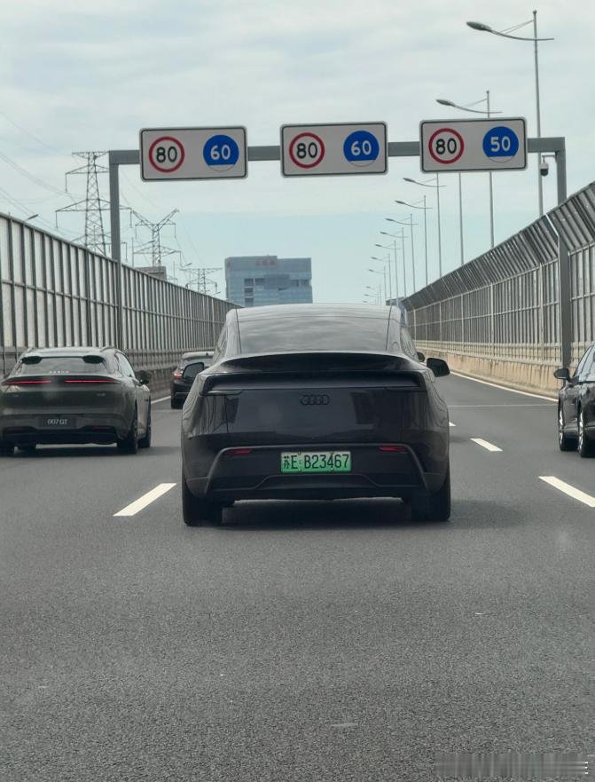 开奥迪和开特斯拉的都懵了，特斯拉奥嘛[捂脸哭]​​​