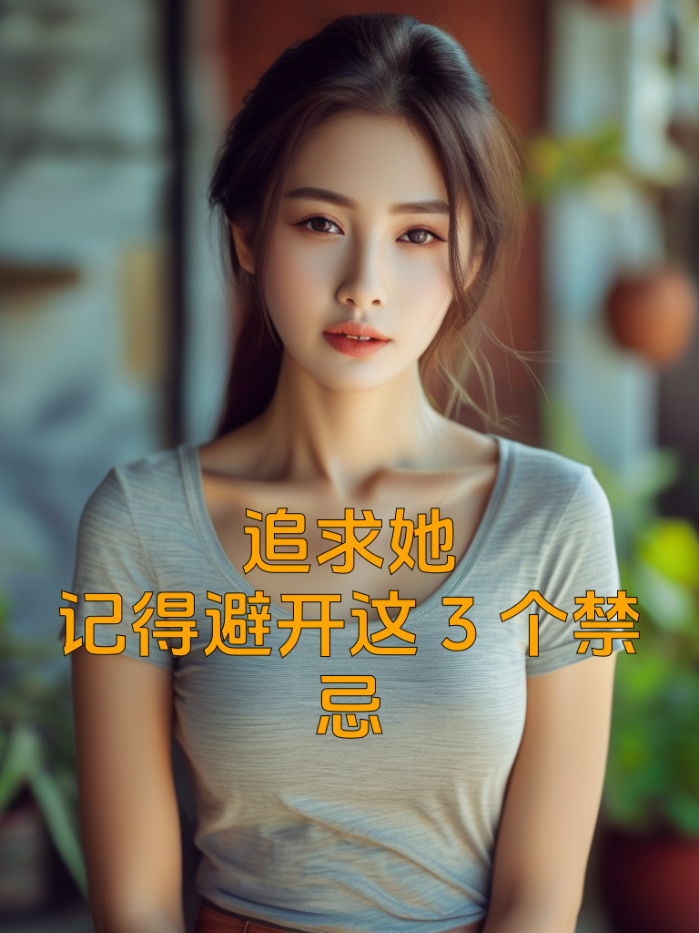 追求她，记得避开这3个禁忌